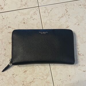 Kate Spade Black Travel Wallet